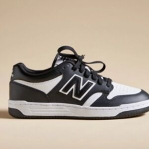 New Balance 480 Unisex Black and White Sneakers